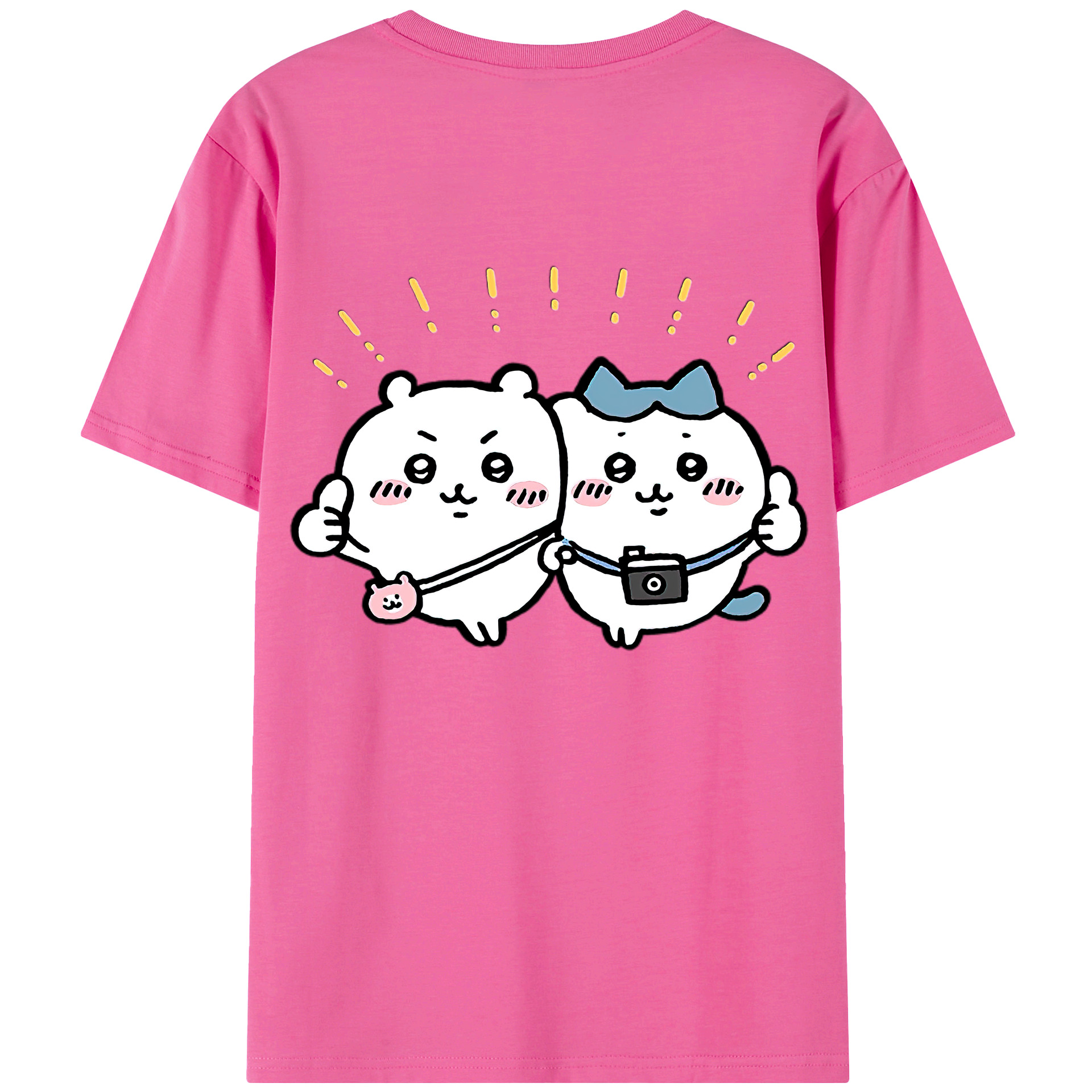 （画像用） ちいかわ ちいかわ Chii-kawa chiikawa レディース半袖Tシャツ(バックプリント)